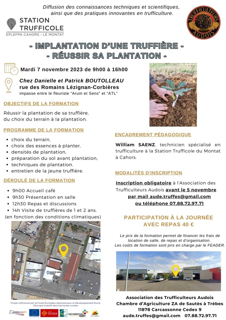 FORMATION 7 NOVEMBRE 23 REUSSIR SA PLANTATION